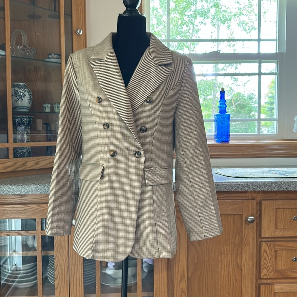 Autumn Plaid Blazer